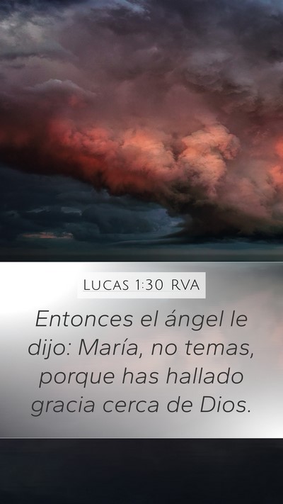 Lucas 1:30 RVA Bible Verse Image