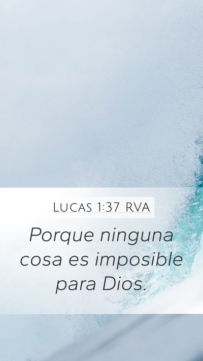 Lucas 1:37 RVA Bible Verse Image