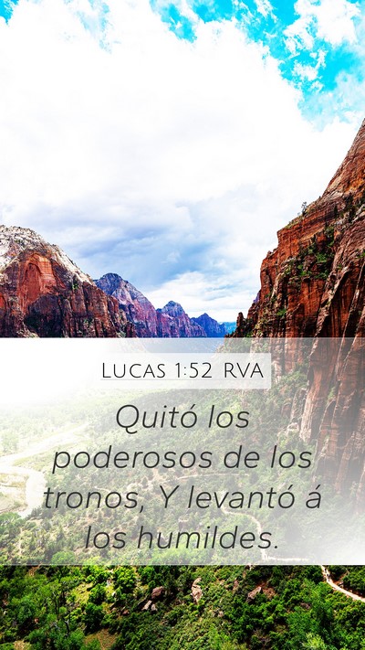 Lucas 1:52 RVA Bible Verse Image
