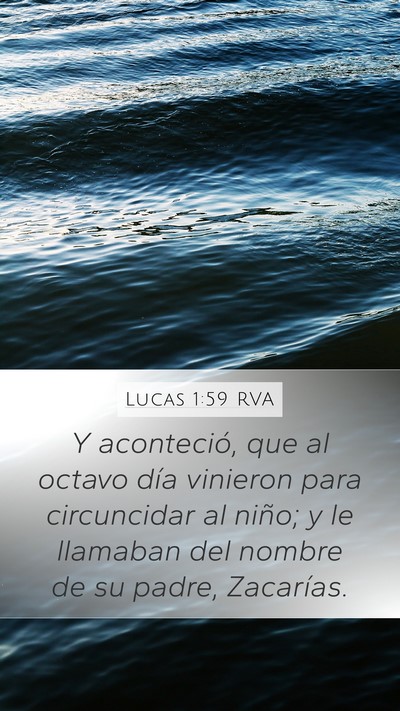 Lucas 1:59 RVA Bible Verse Image