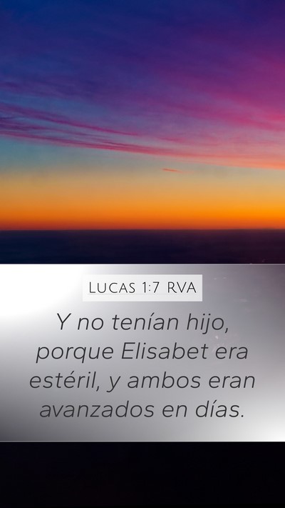 Lucas 1:7 RVA Bible Verse Image