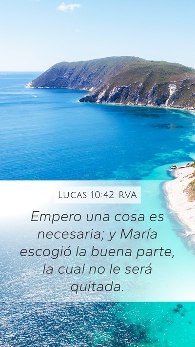 Lucas 10:42 RVA Bible Verse Image