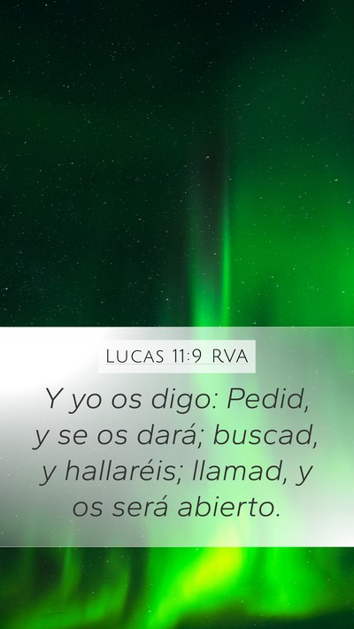 Lucas 11:9 RVA Bible Verse Image