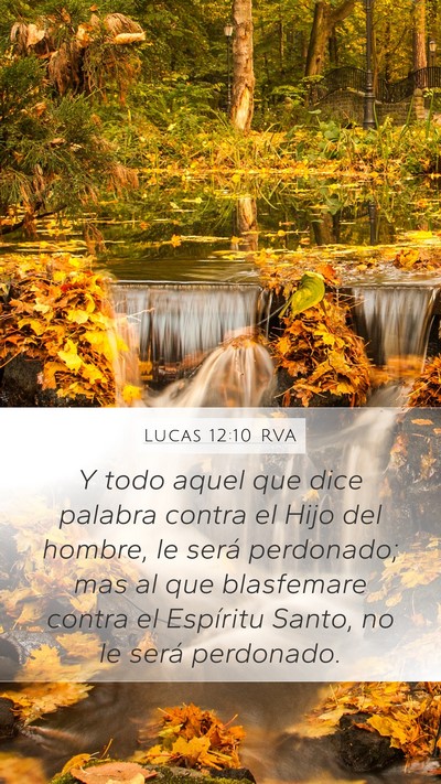 Lucas 12:10 RVA Bible Verse Image