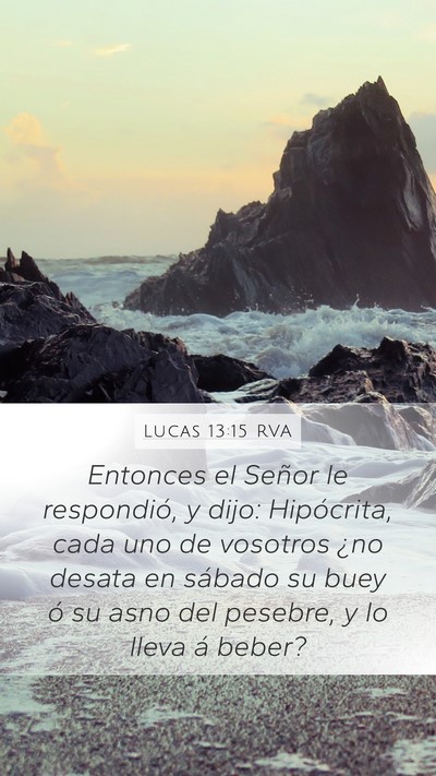 Lucas 13:15 RVA Bible Verse Image