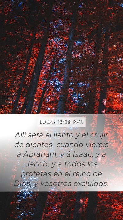 Lucas 13:28 RVA Bible Verse Image