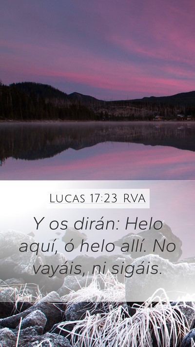 Lucas 17:23 RVA Bible Verse Image