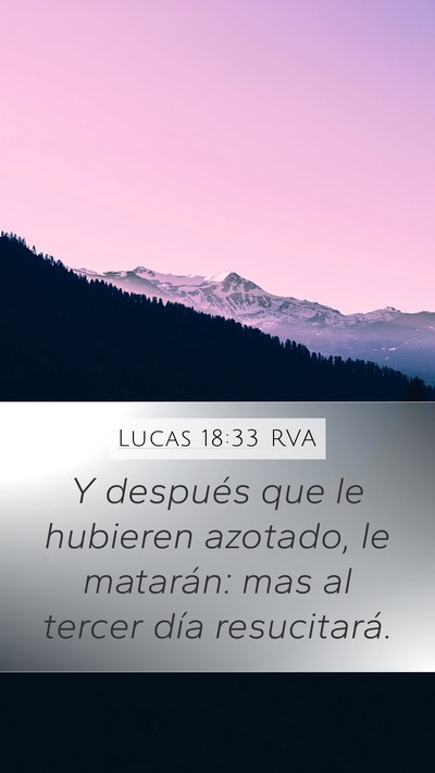 Lucas 18:33 RVA Bible Verse Image