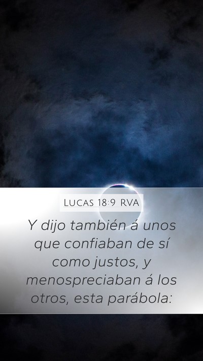 Lucas 18:9 RVA Bible Verse Image