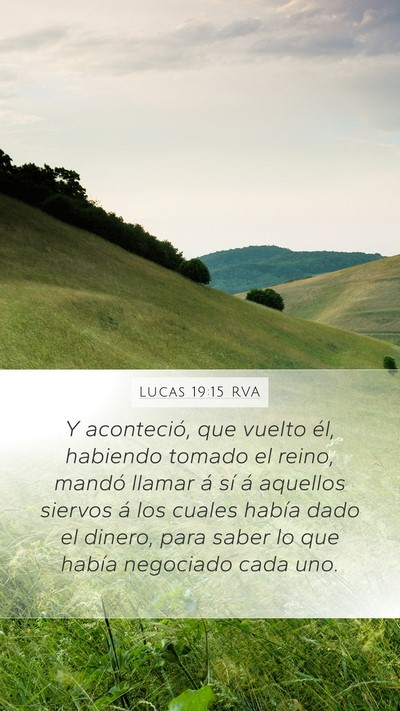 Lucas 19:15 RVA Bible Verse Image