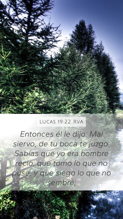 Lucas 19:22 RVA Bible Verse Image