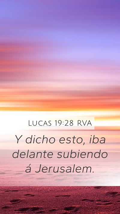 Lucas 19:28 RVA Bible Verse Image