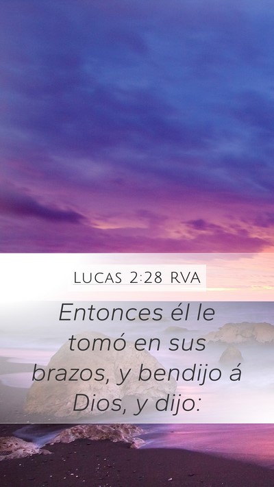 Lucas 2:28 RVA Bible Verse Image
