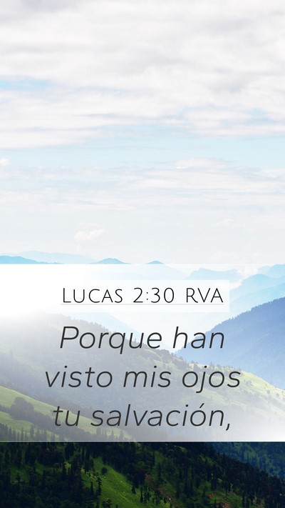 Lucas 2:30 RVA Bible Verse Image
