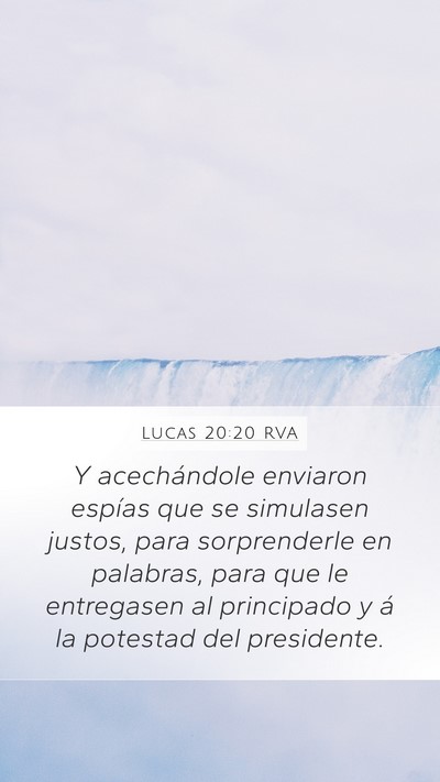 Lucas 20:20 RVA Bible Verse Image