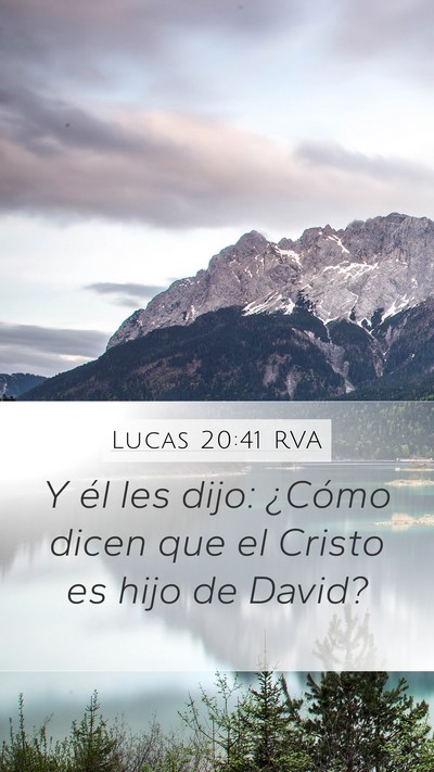 Lucas 20:41 RVA Bible Verse Image
