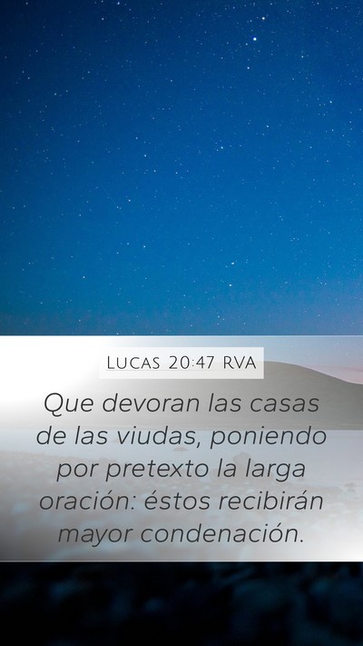 Lucas 20:47 RVA Bible Verse Image