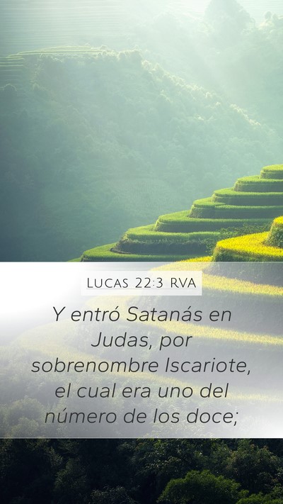 Lucas 22:3 RVA Bible Verse Image