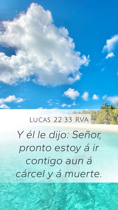Lucas 22:33 RVA Bible Verse Image