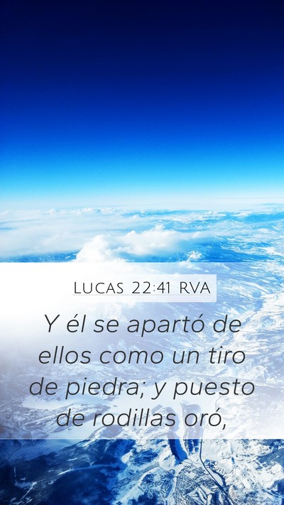 Lucas 22:41 RVA Bible Verse Image