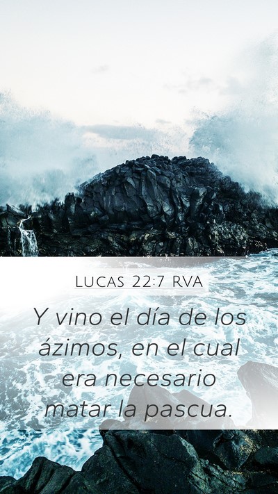 Lucas 22:7 RVA Bible Verse Image