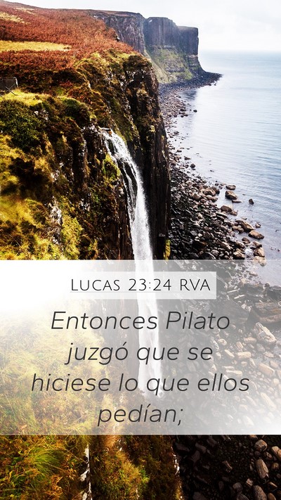 Lucas 23:24 RVA Bible Verse Image