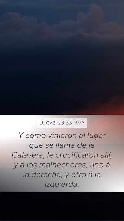 Lucas 23:33 RVA Bible Verse Image