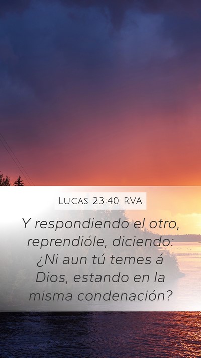 Lucas 23:40 RVA Bible Verse Image