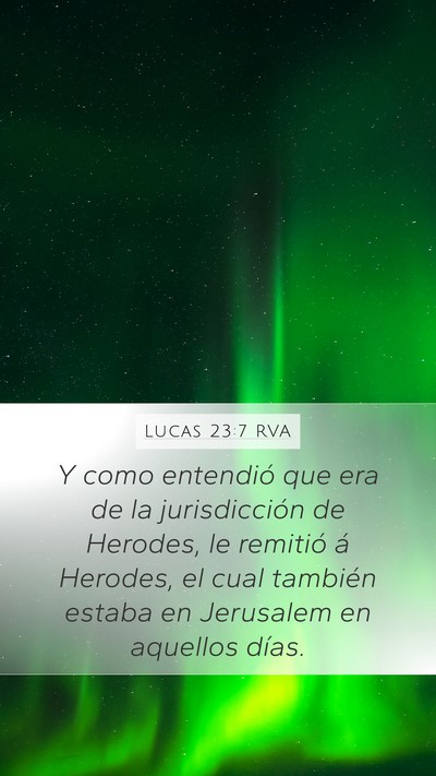 Lucas 23:7 RVA Bible Verse Image