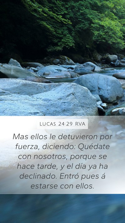 Lucas 24:29 RVA Bible Verse Image