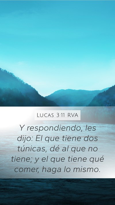 Lucas 3:11 RVA Bible Verse Image