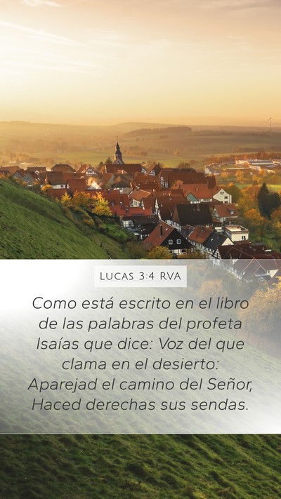Lucas 3:4 RVA Bible Verse Image