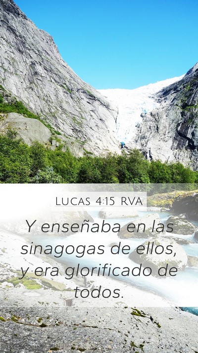 Lucas 4:15 RVA Bible Verse Image