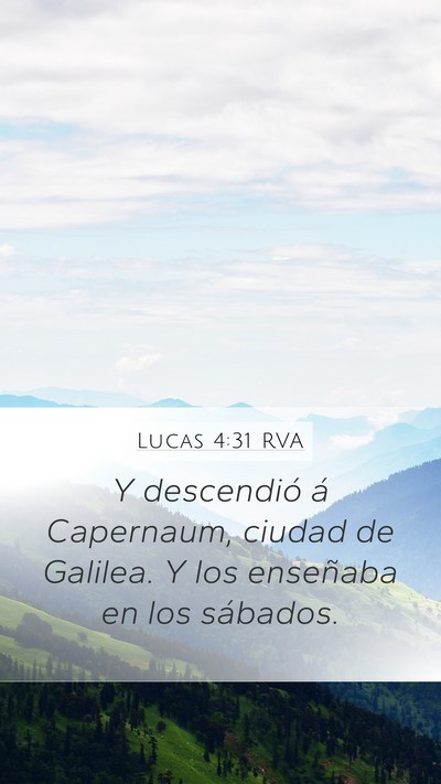 Lucas 4:31 RVA Bible Verse Image