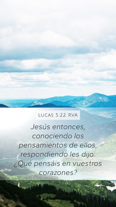Lucas 5:22 RVA Bible Verse Image