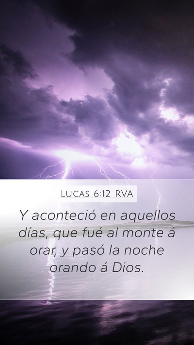Lucas 6:12 RVA Bible Verse Image