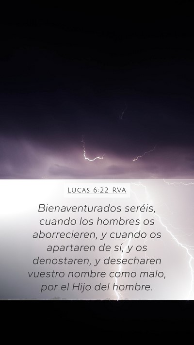 Lucas 6:22 RVA Bible Verse Image