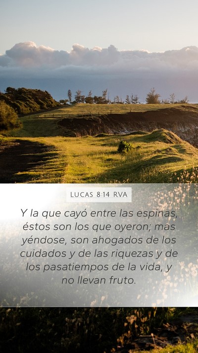 Lucas 8:14 RVA Bible Verse Image