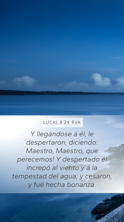 Lucas 8:24 RVA Bible Verse Image