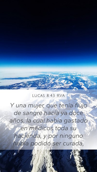 Lucas 8:43 RVA Bible Verse Image