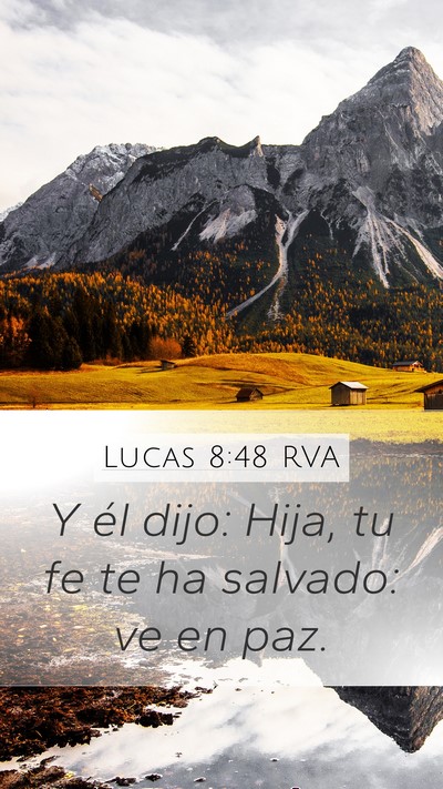 Lucas 8:48 RVA Bible Verse Image