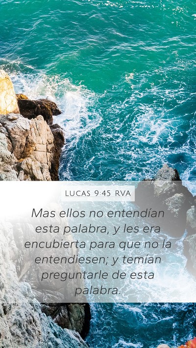 Lucas 9:45 RVA Bible Verse Image