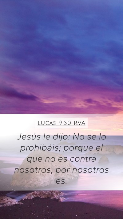 Lucas 9:50 RVA Bible Verse Image