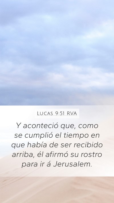 Lucas 9:51 RVA Bible Verse Image