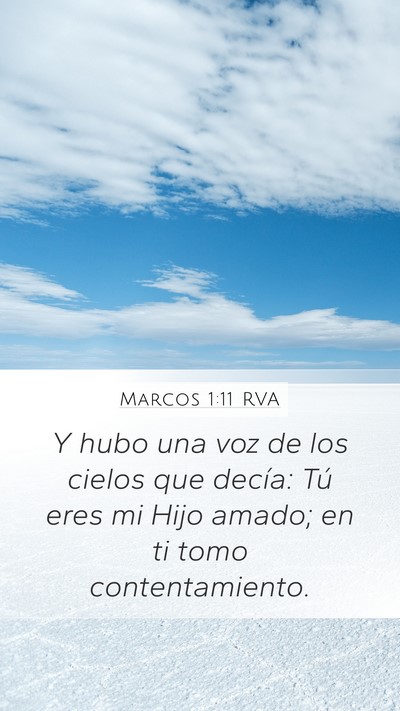 Marcos 1:11 RVA Bible Verse Image