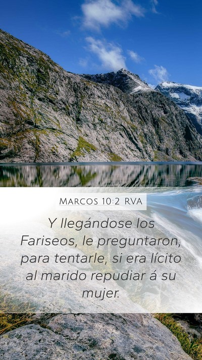 Marcos 10:2 RVA Bible Verse Image