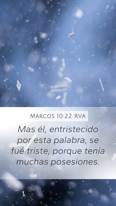 Marcos 10:22 RVA Bible Verse Image