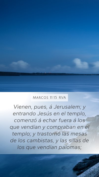 Marcos 11:15 RVA Bible Verse Image