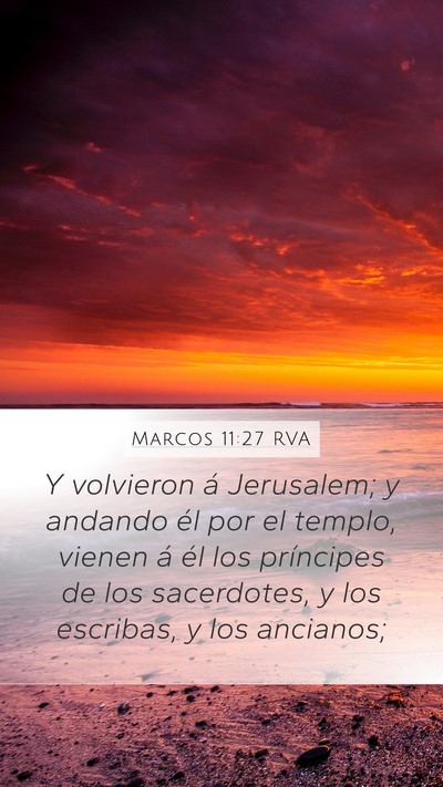 Marcos 11:27 RVA Bible Verse Image