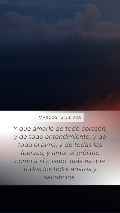 Marcos 12:33 RVA Bible Verse Image